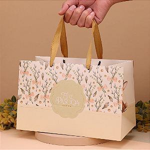10 SACOLA MÉDIA 26X16,5X13CM LEVEZA  PÁSCOA 4661 ( PASCOA JANGO 2025 )