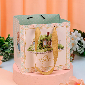 10 SACOLA PEQUENA CARINHOSA JANGO 4612 (PASCOA JANGO OUTLET)