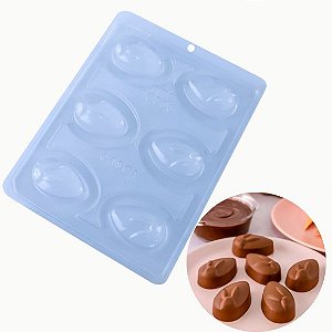 FORMA SILICONE BWB BOMBOM OVO COELHO 10608 LANÇAMENTO PÁSCOA 2025