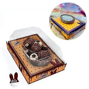 10 CAIXA OVO COLHER C/ BERÇO 3X1-100/150/250G  CHOCO PASCOA JR PS336