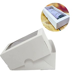 10 CAIXA COM VISOR BRANCO S2 10X13X4 CM - ASSK
