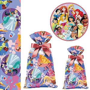 40 SACOLINHA  PRINCESAS BE YOU SURPRESA  20x29 CROMUS