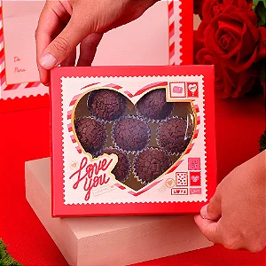 10 CAIXA PARA BLISTER CORAÇÃO PARA 7 BOMBONS LOVE YOU ( MÃES E NAMORADOS JANGO 2025 )