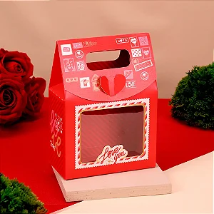 10 SACOLA BOCA DE PALHAÇO COM VISOR PEQUENA LOVE YOU 4980 ( NAMORADOS JANGO 2025 )