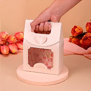 10 SACOLA BOCA DE PALHAÇO COM VISOR PEQUENA TULIPAS 4979 ( NAMORADOS JANGO 2025 )
