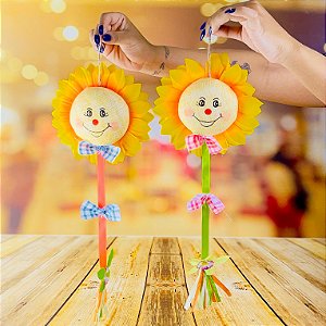 2 GIRASSOL DECORATIVO (GUIRLANDA) 44X18 CM 2165-10 FESTA JUNINA 2025  (EX)