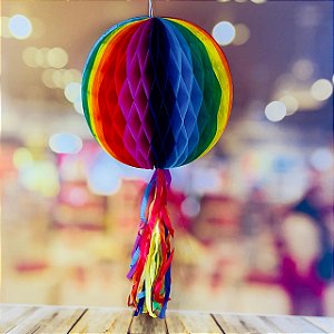 1 DECORAÇÃO JUNINA BALÃO DE BOLA 30CM-6132-33 FESTA JUNINA 2025  (EX)