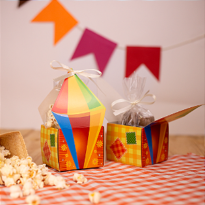 10 CACHEPOT BALÃO 5519 ARRAIÁ 10X10X20cm IDEIA FESTA JUNINA 2025