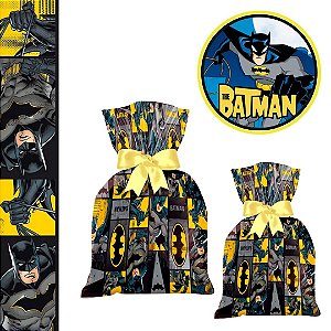 40 SACOLINHA  BATMAN SURPRESA  20x29 CROMUS
