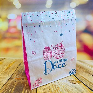 50 SACO SOS CONFEITARIA DOCE DOCERIA DOCINHOS COOKIES P (17X10X24CM)