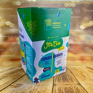 500 CANUDO P/GARRAFA 500ML-600ML 24cm BIODEGRADÁVEL (Strawplast)