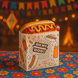 100 SACO HOT DOG CACHORRO QUENTE (PLUMA)