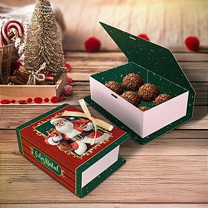 10 CAIXA LIVRO NATAL 06 DOCES 18X8X4 - NOEL 5717 (NATAL 2025 IDEIA)