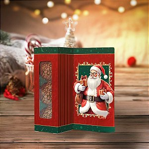10 CAIXA 03 DOCES C/VISOR CARTÃO NATAL 12X4X4 - NOEL 5729 (NATAL 2025 IDEIA)