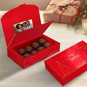 10 CAIXA P/ 8 DOCES PORTA RETRATO - NATAL LUZ 5689 (NATAL 2025 IDEIA)