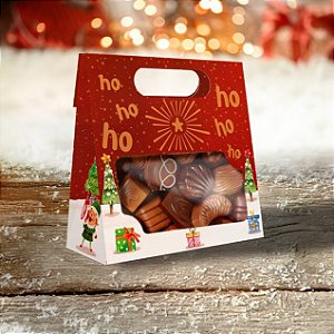 10 SACO NATAL C/ VISOR E ALÇA 13X5X13CM 5630 (NATAL 2025 IDEIA)
