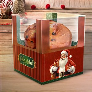 10 CAIXA MINI PANETONE 10X10X12 - CONTO DE NATAL 5710 (NATAL 2025 IDEIA)