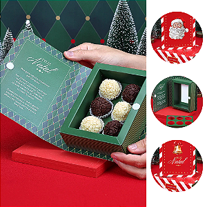 5 CAIXAS LIVRINHO NATAL 6 DOCES VINTAGE 5190 ( JANGO NATAL 2025 )
