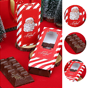 10 CAIXA PARA BARRA 300G NATAL COM VISOR VINTAGE 5151  ( JANGO NATAL 2025 )