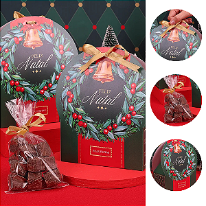 10 EMBALAGEM LEMBRANCINHA  NATAL GLOBO DE NEVE VINTAGE 5337 ( JANGO NATAL 2025 )