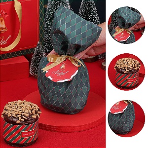5 TECIDO PARA MINI PANETONE NATAL VINTAGE 5413 ( JANGO NATAL 2025 )