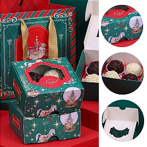 10 CAIXA PARA 4 DOCES DOCES NATAL TRADIÇÃO 5070 ( JANGO NATAL 2025 )