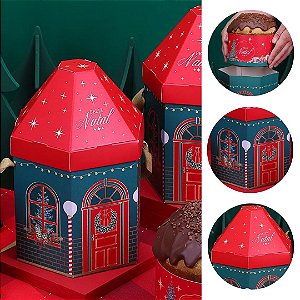 5 CASINHA NATAL GRANDE PARA PANETONE TRADIÇÃO 5179 ( JANGO NATAL 2025 )