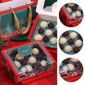 10 CAIXA PARA 12 OU 20 DOCES TRADIÇÃO 5082 ( JANGO NATAL 2025 )