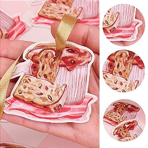 20 TAGS NATAL PANETONE DOCE NATAL 5166 ( JANGO NATAL 2025 )