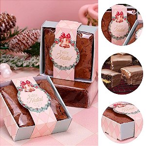 25 CAIXA PARA BROWNIE NATAL DOCE NATAL 5199 ( JANGO NATAL 2025 )