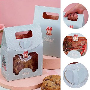 10 SACOLA  NATAL COM VISOR PEQUENA  DOCE NATAL 5118 ( JANGO NATAL 2025 )