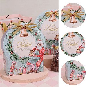 10 EMBALAGEM LEMBRANCINHA  NATAL GLOBO DE NEVE DOCE NATAL 5339 ( JANGO NATAL 2025 )