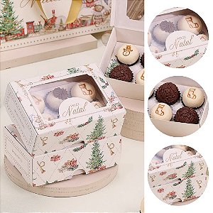 10 CAIXA PARA 6 DOCES NATAL CANDURA 5077 ( JANGO NATAL 2025 )