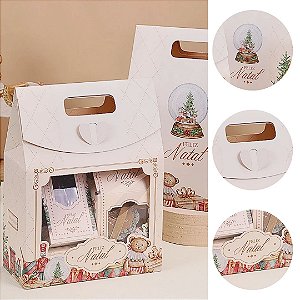 10 SACOLA  NATAL COM VISOR MÉDIA CANDURA 5127 ( JANGO NATAL 2025 )