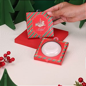 10 EMBALAGEM P/ SABONETE NATURA C/BLISTER VINTAGE 5452 ( JANGO NATAL 2025 )