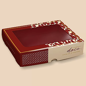 10 Caixas p/ 20 Doces com Visor Linha Magma páscoa 2080 (PASCOA JANGO OUTLET)