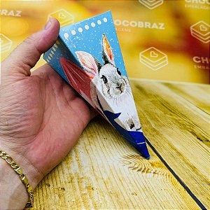 25 Embalagem P/ Cone Trufado Linha Esperança (PASCOA JANGO OUTLET)