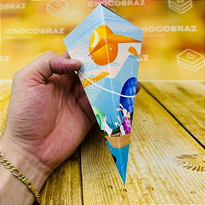 25 EMBALAGEM PARA CONE TRUFADO LINHA ORIGEM J1723 (PASCOA JANGO OUTLET)