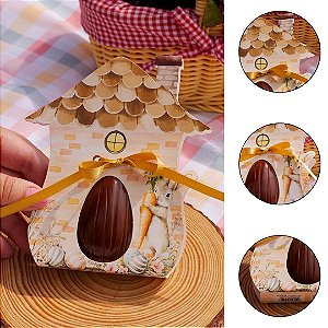 10 EMBALAGEM LEMBRANCINHA PÁSCOA CINTA P/ OVO 50G TOCA DO COELHO - PASCOA ENCANTOS 5935 ( IDEIA PÁSCOA 2026 )