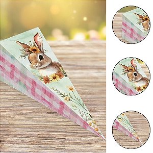 10 EMBALAGEM CONE PASCOA ENCANTOS 5844 ( IDEIA PÁSCOA 2026 )