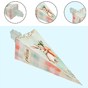 10 CAIXA CONE CENOURA - PASCOA ENCANTOS 5868 ( IDEIA PÁSCOA 2026 )