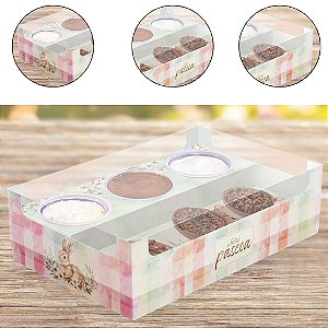 5 CAIXA MINI CONFEITEIRO PÁSCOA FONDUE KIDS - PASCOA ENCANTOS 5891 ( IDEIA PÁSCOA 2026 )