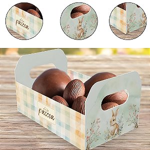 10 CESTA PÁSCOA CAIXOTE M 22X14X12 - PASCOA ENCANTOS 5850 ( IDEIA PÁSCOA 2026 )