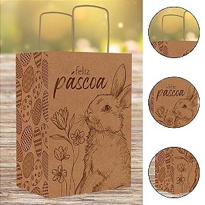 10 SACOLA PASCOA PP 18X12X25 - PASCOA ENCANTOS 5906 ( IDEIA PÁSCOA 2026 )