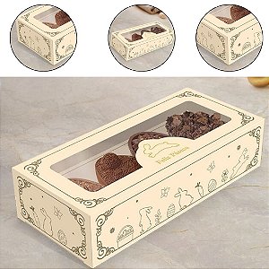 10 CAIXA  P/ 4 MINI OVOS 50G PASCOA LUZ 5912 ( IDEIA PÁSCOA 2026 )