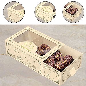 10 CAIXA 6 DOCES PASCOA C/ VISOR GAVETA - PASCOA LUZ 5858 ( IDEIA PÁSCOA 2026 )