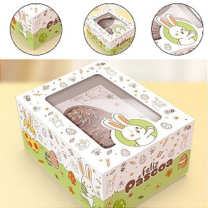5 CAIXA P/ OVO DE PÁSCOA COLHER AJUSTAVEL 100/150G OU 2X50/80G - PASCOA COLORIR 5869 ( IDEIA PÁSCOA 2026 )
