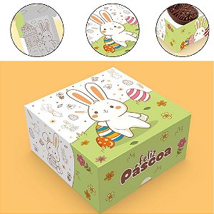 10 CAIXA P/ MINI OVO PÁSCOA 50G/80G - PASCOA COLORIR 5810 ( IDEIA PÁSCOA 2026 )