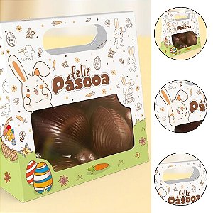 10 CX LEMBRANCINHA MALETINHA PÁSCOA C/ ALÇA E VISOR - PASCOA COLORIR 5887 ( IDEIA PÁSCOA 2026 )