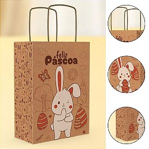 10 SACOLA PÁSCOA 25X12X34 P - PASCOA COLORIR 5903 ( IDEIA PÁSCOA 2026 )